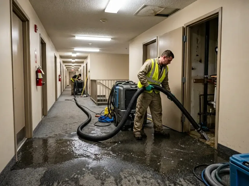 multi-unit-apartment-hallway-f-005 — frequently asked questions, Emergency Burst Pipe Water Extraction & Removal in Rossford…